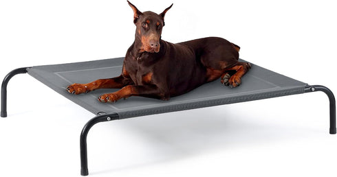 Bedsure XL Elevated Cooling Dog Bed Cot, Raised Pet Bed with No-Slip Feet, Durable Supportive Mesh for Indoor/Outdoor