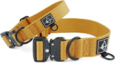 Made to ROAM Premium Dog Collar, Adjustable Heavy Duty Nylon Collar with Quick-Release Metal Buckle