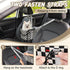 Console Dog Car Seat - Portable Dogs Armrest Booster Seat for Small Dog, Foldable Pet Car Seat with Safety Belt, Black
