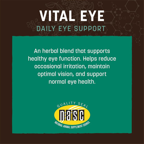 2 oz Earth Animal Apothecary Liquid Supplement - Vital Eye Herbal Remedies for Dogs & Cats - fl