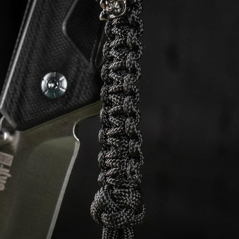 M-Tac Skull Knife Lanyards with Beads, Paracord Tactical Lanyard for Knife
