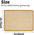 (4Pcs, 23.6 15.7 inches) PODOO Bunny Scratch Pads, Sisal Rabbit Scratching Pad, Natural Rabbit Resting Mats for Cages