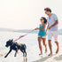 Fida 5 FT Heavy Duty Dog Leash with 2 Padded Handles, Reflective Walking Lead for Large, Medium & Small Dogs, Pink