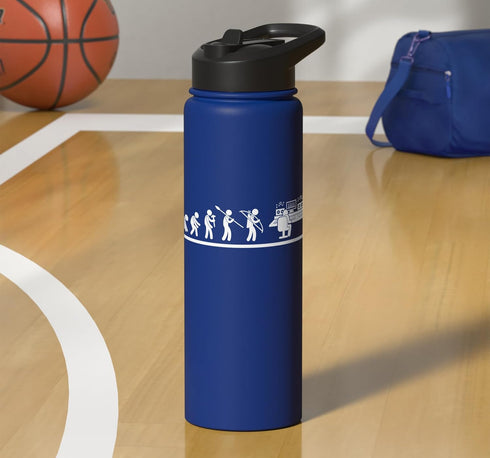Music Producer Gifts For Men Audio Engineer Evolution Men Women Funny Music Producer Stainless Steel Insulated Water