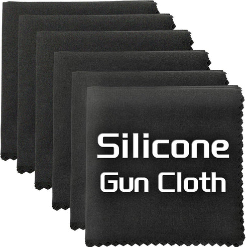 Miaozhun Silicone Gun Cleaning Cloth, 12"x12" Microfiber Lint Free Silicone Gun Cleaning Rags,