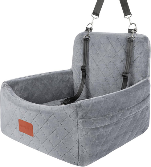 WOOAIDAGG Dog Car Seat for Small Dogs Under 30lbs,Comfy & Safe Travel