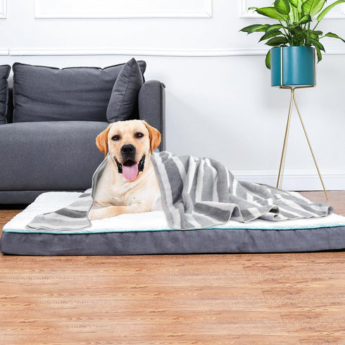 KinHwa Super Absorbent Dog Towel, Microfiber Drying Towel for Small, Medium, Large Dogs and Cats, 30inch x 50inch (1