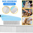 Pet Grooming Kit with Shedding Slicker Brush, Bath Massage for Rabbit, Puppy, Kitten, Includes Combs and Brushes