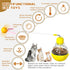 RXJPASD Boredom Buster Cat Interactive Feeder Toy, Tipping & Spinning Action Food Play Toy for Cats(Purple)