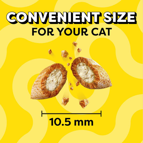 16 oz. Temptations Cat Treats Classic Crunchy and Soft Cat Treats, Tasty Chicken Flavor, Tub