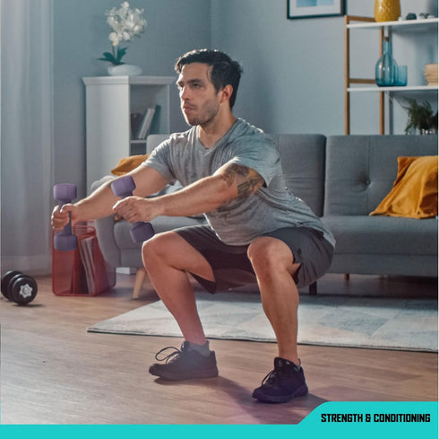 RBX Weights Dumbbells Set, Neoprene Arm Weights with Non-Slip Grip for Strength Training at Home or Gym