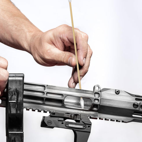 Gun Cleaning Swabs, Double Tips, 6 Inch Bamboo Sticks for Pistol, Rifle, Handgun Cleaning & Maintenance