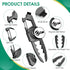JIUYIBC 6 Golf Divot Tool with Magnetic Ball Marker, and Tee Height Adjuster, Golf Tees, Funny Golf Accessories, Golf