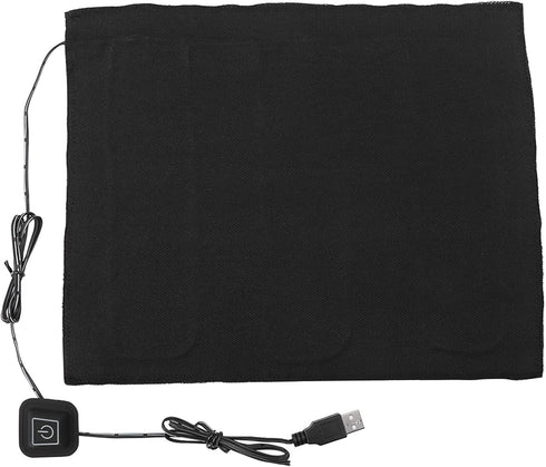 Oumefar USB Heater, DC 5V Waterproof Portable USB Electric Cloth Heater Pad, Adjustable Temperature Heating Element