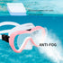OMGear Snorkeling Gear Diving Mask for Kids & Adults, Silicone Goggles with Nose Cover for Scuba & Spearfishing
