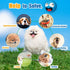 Squeaky Dog Toy for Small Dogs, Rubber Latex Puppy Toys, Soft Smile Face Squeaky Balls for Mini, Small Breeds