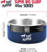 Tuff Pupper Heavy Duty Insulated Dog Bowl | Double Wall Stainless Steel Dog Food Dish | Non-Slip Dishwasher Safe