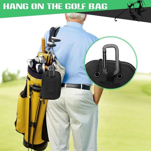 Hard Shell Case for Golf Rangefinder, Universal Range Finder Carry Bag for Most Rangefinders (Black)