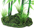 Aquarium Bamboo Plant, Artificial Green Leaf Plant for Fish Tank Landscape Decor (Bluestone Bamboo)