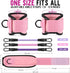 WALITO Ankle Resistance Bands with Cuffs, Exercise Bands for Legs and Butt, Booty Workout Equipment
