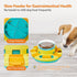 2 4.2 Inch Potaroma Dog Puzzle Toy Levels, Slow Feeder, Pup Food Treat Feeding Dispenser for IQ Training