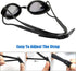 Swim Goggles, Anti Fog Swimming Goggles with UV Protection Mirrored & Clear Lenses