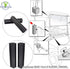 Windshield Sash Clips Kit for EZGO RXV 2008 Up, 1.25 inch Width, 10 inch Length, OME 613136 603852 for Golf Cart