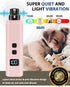 2 2 Electric Dog Nail Grinder with Level LED Lights, Speed Super Quiet and Low Vibration Electric Cat Nail Grinder