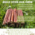 Amazing Dog Treats - Medium Size Bully Sticks (15 Pcs/Pack) for Small to Medium Dogs