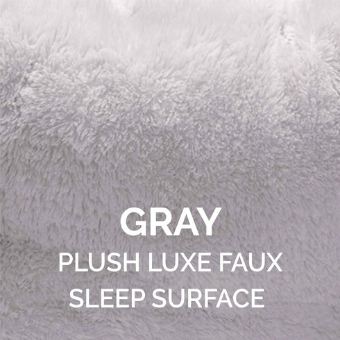 Furhaven 23" Round Self-Warming Pet Bed for Indoor Cats & Medium/Small Dogs, 100% Washable - Gray, Medium