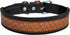 Leather Dog Collar, Western Style, Heavy Duty Hand Tooled, Adjustable Padded for Puppies and Big Dogs (10AB130-XS)