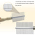 Wooden Handle Grooming Comb for Dogs and Cats - Double-Sided Pet Grooming Tool
