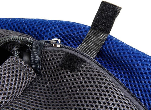 Mipcase Puppy Harness Cross-body Pet Carrier for Small Dogs, Sling Bag for Cats, Dark Blue, Polyester Travel Harness