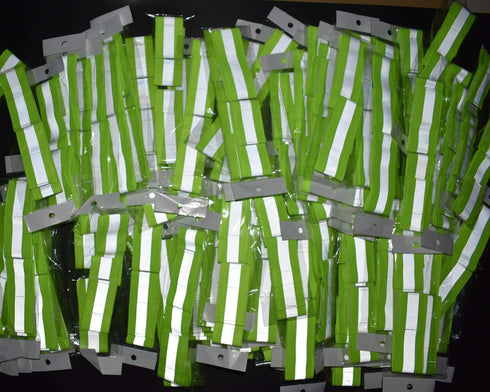 High Visibility Reflective Wristbands & Ankle Bands - Safety Gear for Night Running, Walking, Cycling, Camping