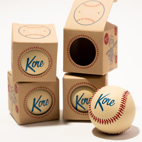 Kore Baseball Products Kore Soft Baseball Hand-Stitched Real Feel Foam Baseballs | Safe Indoor &