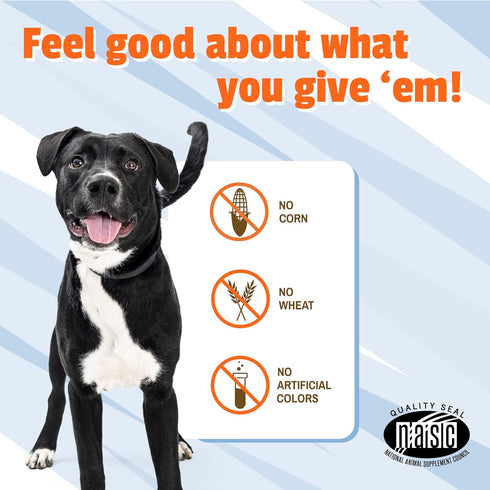Pet Naturals Allergy Plus Calming Supplement for Dogs - Soft Chew Duck Flavor, 60 Ct.