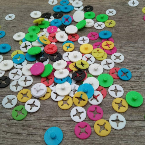 Geenite 30 Running Bib Clips Fixing System Race Number Buckle Marathon Number Plate Buttons for Field Events Fasteners