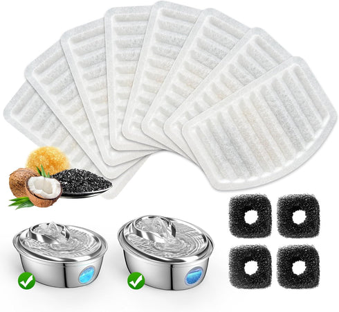 ORSDA Cat Water Fountain Filters, ONLY for D36/D66 Cat Fountain With Water