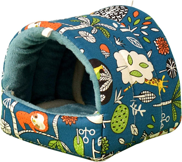 Shurhome Pet Hammock Bed Habitat Decors Cage Hideouts Resting Mats Ferrets Play Winter
