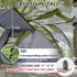 Transparent Tent Tarp Replacement for Ayamaya 4 Person Pop Up Tent, Clear Camping Rain Tarp, 3.7 * 3.4ft