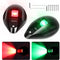 RVZONE Boat Navigation Lights Bow Lights for Boats Red and Green LED