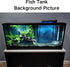 Double-Sided 3D Stone & Trees Fish Tank Background Paper | 19" x 48" Aquarium Background Picture