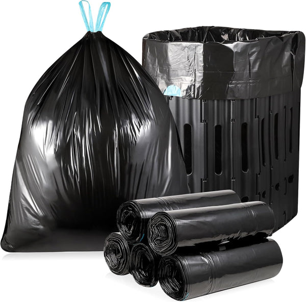 OUMEE 30 Portable Toilet Bags with 30 Poo Gel Set, 8 Gallon Camping