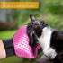 BYETOO Pet Dog Cat Grooming Glove with 261 Tips, Gentle Deshedding Brush Mitt for Long/Short Fur