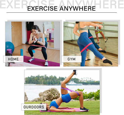 Resistance Bands Set for Working Out, Physical Therapy, Stretching, Suitable for Rehab, Yoga, Pilates, Home Exercise