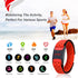 FITCENT Heart Rate Monitor Armband, Bluetooth ANT+ Optical Sensor, Rechargeable Fitness Tracker for Peloton