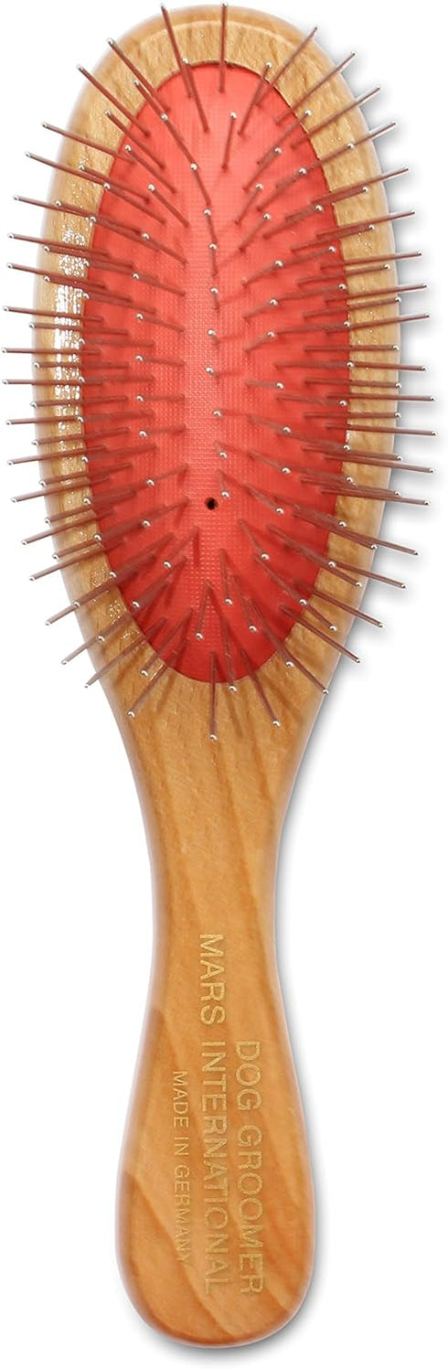 Mars Coat King Professional Grooming Brush for Dogs and Cats (7.25", 1" Stainless Steel Pins)