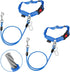 Chew Proof Dog Car Seat Belt - 2 in 1 Steel Cable Dog Car Accessories, Heavy Duty Seatbelt for Medium Large Dogs