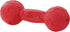 Nerf Dog 7in Bash Squeak Barbell Dog Toy - Red