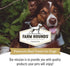 100% 4oz -2 Pack Farm Hounds - Beef Heart - Premium Natural Beef Heart Jerky for Dogs - Made from Humanely Raised
